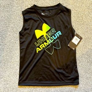 Boys Under Armour Muscle Tank Size 6 New With Tags!